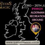 Drag performers from The Queens of Magic live show in Ipswich
