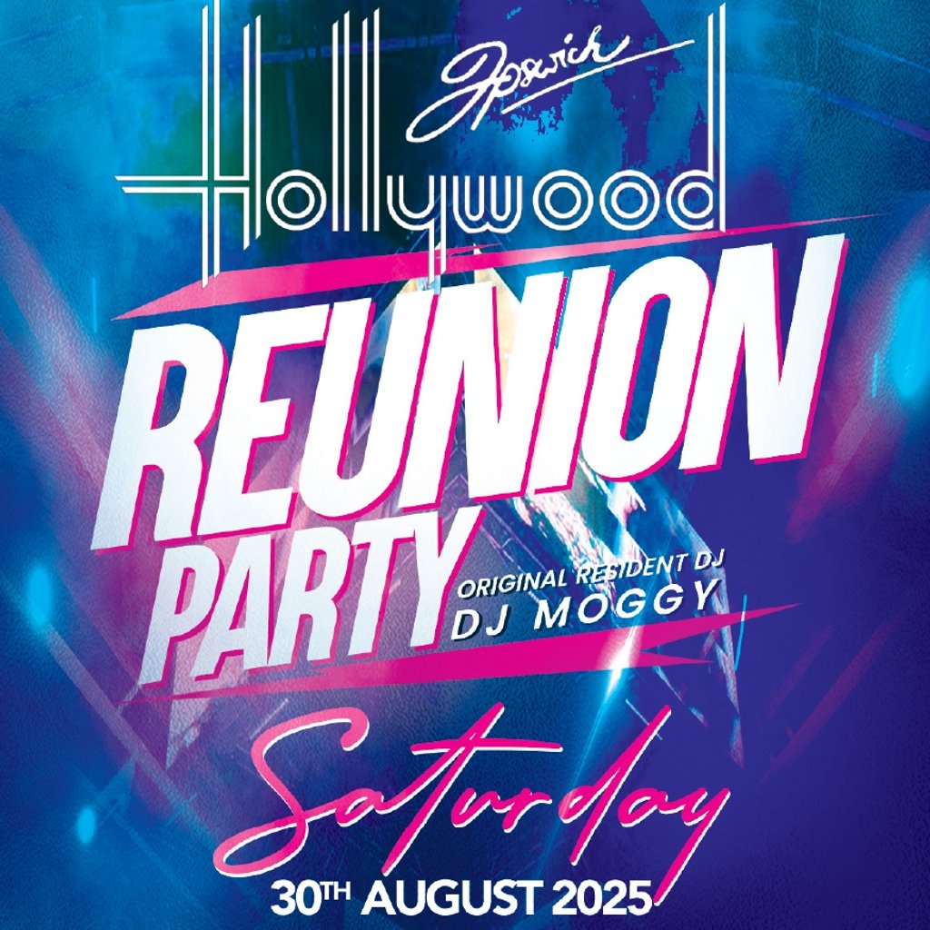 Hollywood's Nightclub Ipswich Reunion with DJ Moggy Ipswich 2025-08-30