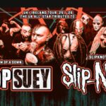 Event poster for Chop Suey and Slip-Not live at The Music Room in Ipswich.