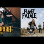 Event poster for Aethoria and Planet Fatale live at The Music Room in Ipswich.