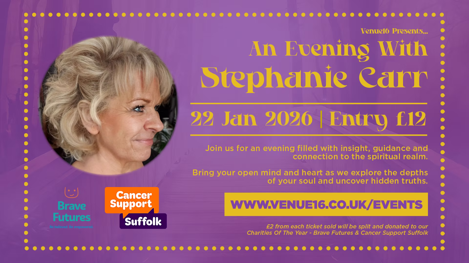 An Evening With Stephanie Carr 2026