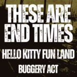 Poster for the These Are End Times gig at The Baths in Ipswich.